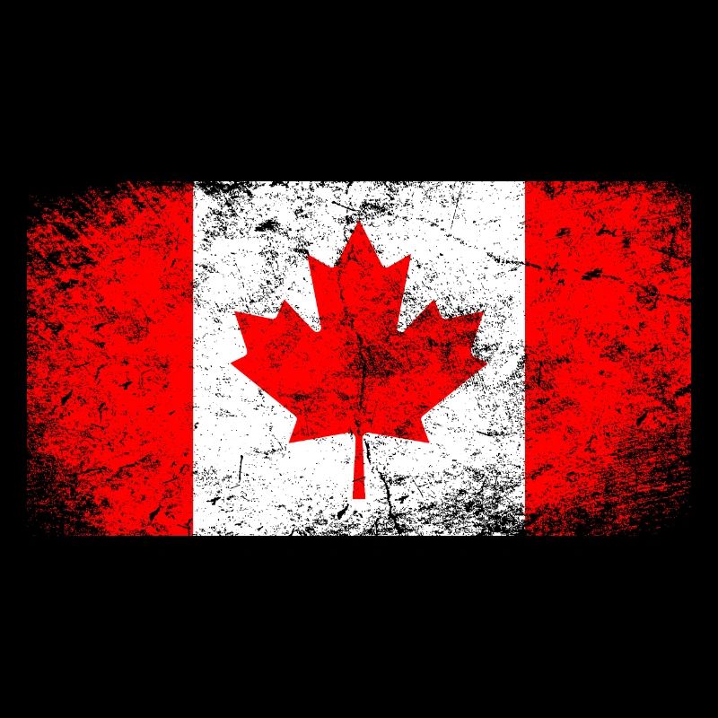 Canada Flag Maple Leaf Vintage