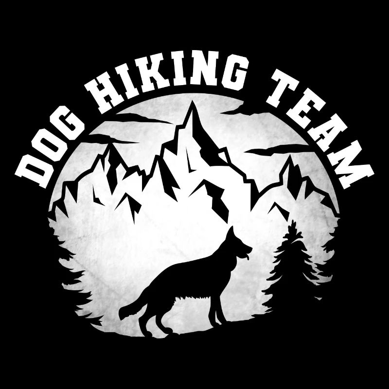 Dog Hiking Team Hunde Wander Team Wanderer Gassi