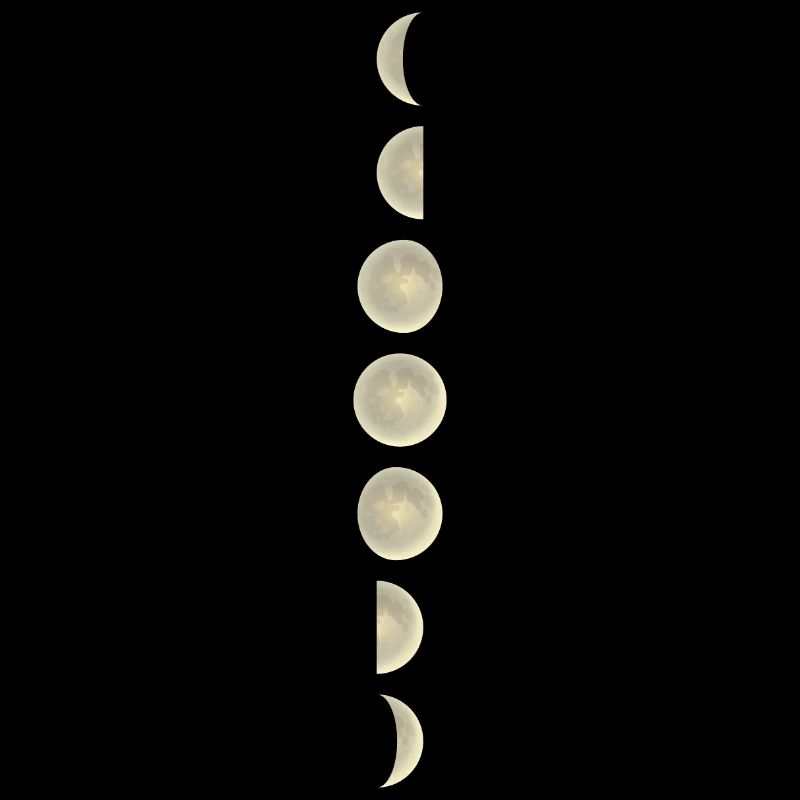 Lune Lune Lune Lune Demi Lune Quart de Lune