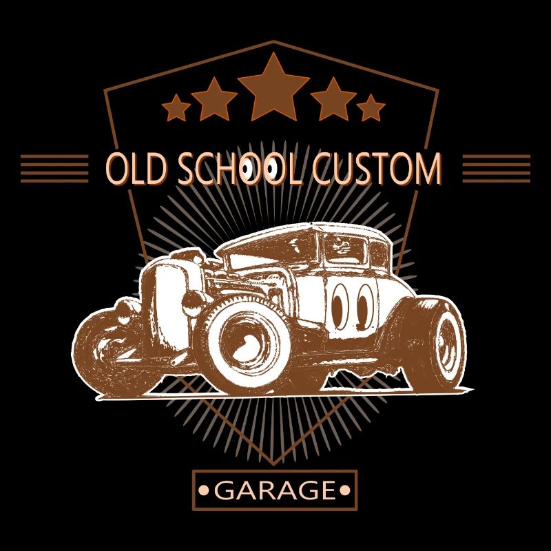 Old School Hot Rod Custom Garage