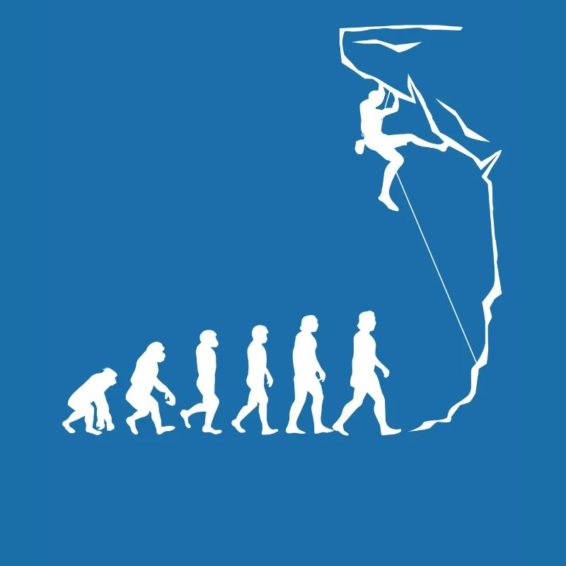 Evolution des Kletterns, Bouldern, Bergsteigen