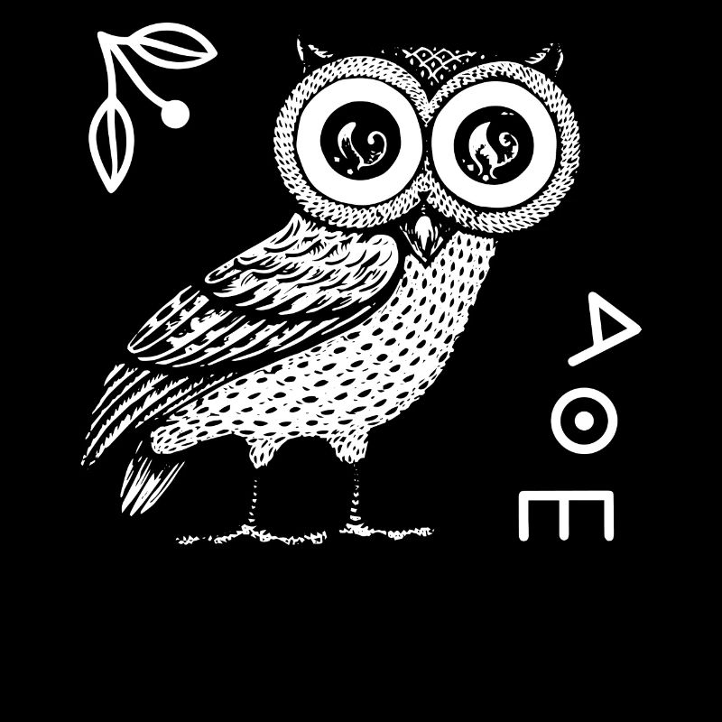 Hibou d’Athéna, mythologie grecque