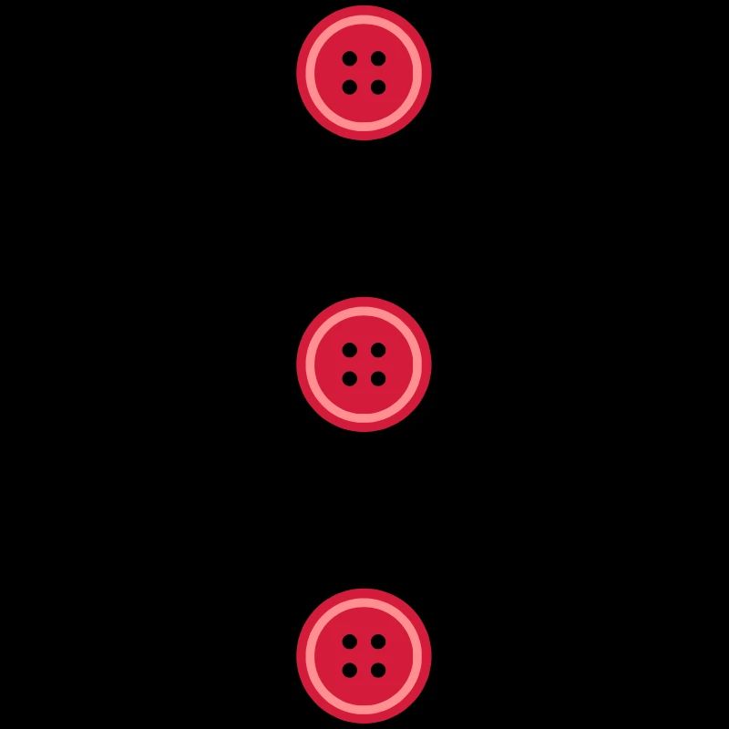 Rangée de boutons composée de trois boutons