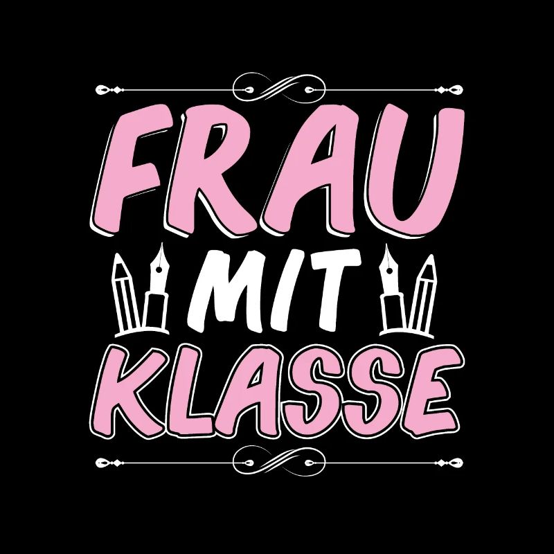 Frau mit Klasse Lehrerinnen Geschenk