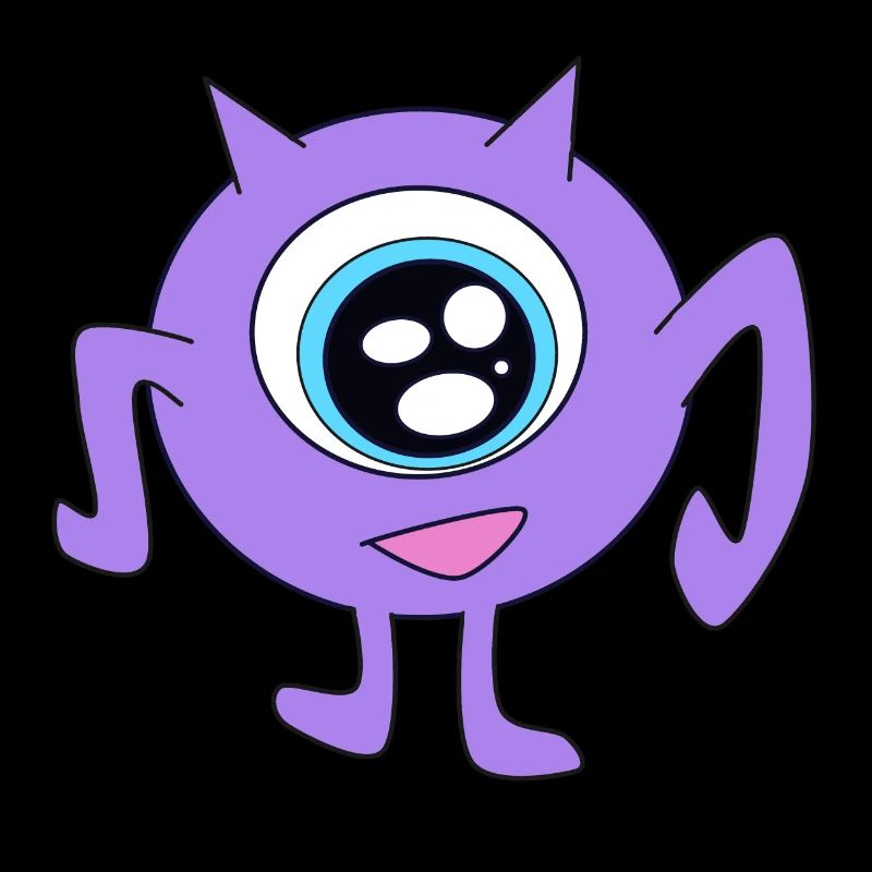 cyclop monstre violet