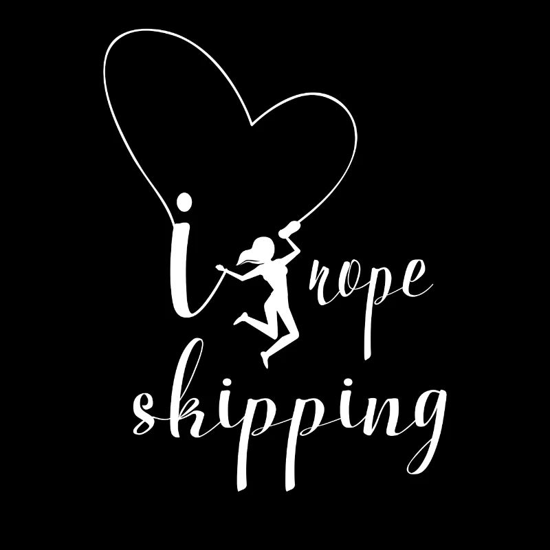 I love Rope Skipping Geschenkidee Seilspringen