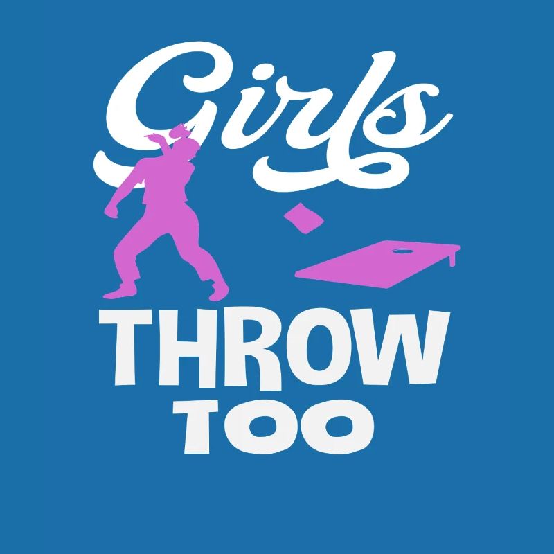 Cornhole Lover Girls Throw Also
