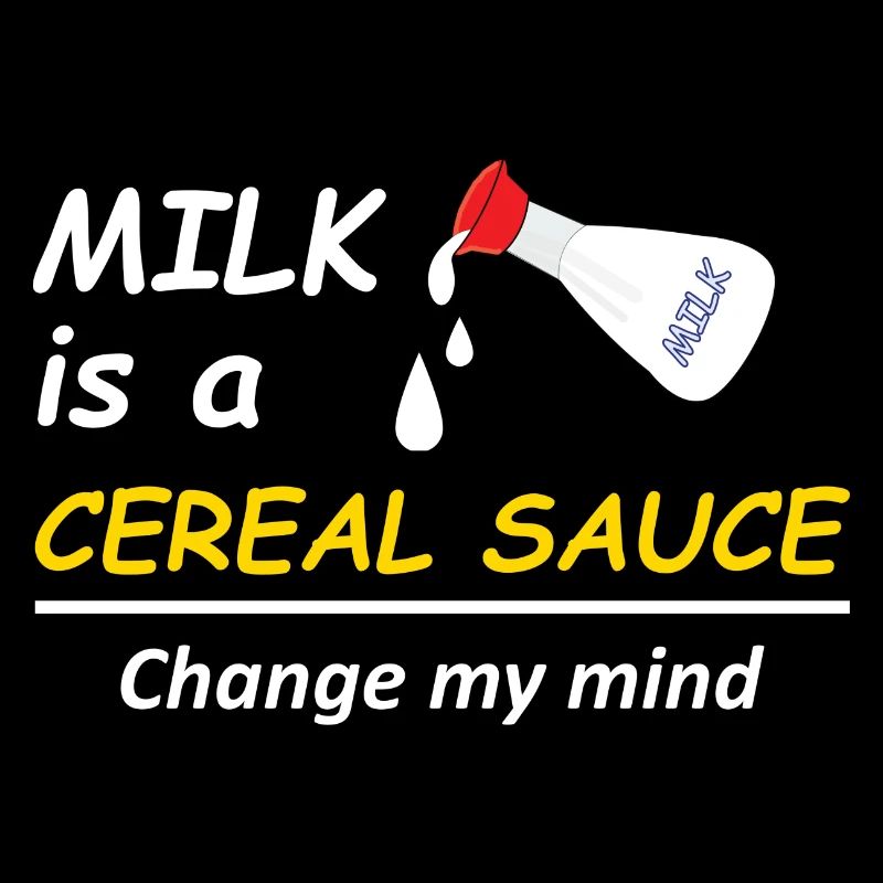 Milk is a cereal sauce