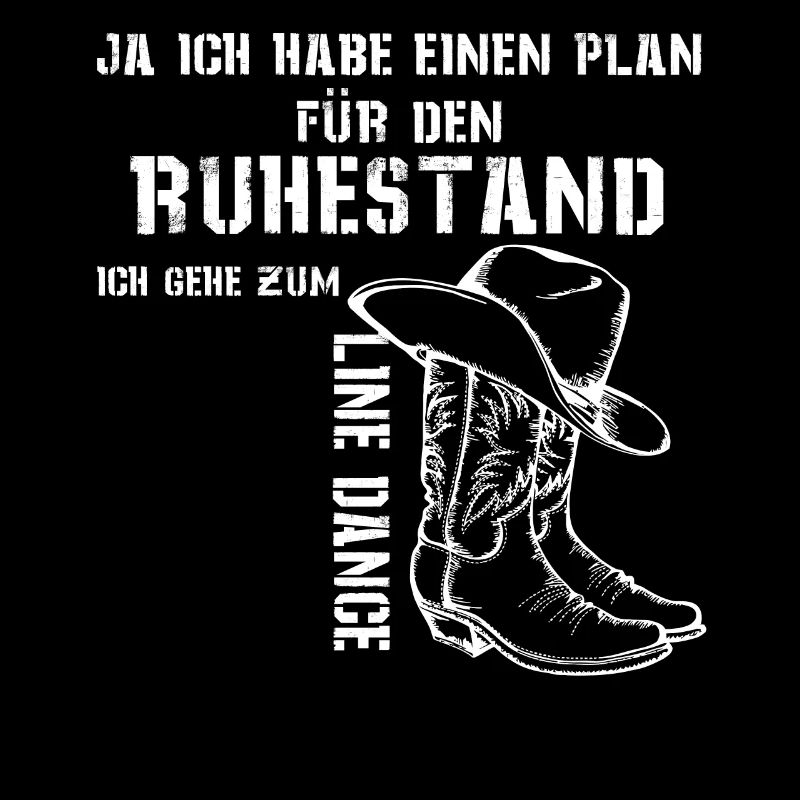 Ruhestand Line Dance Rente Line Dance Tanzen Hobby
