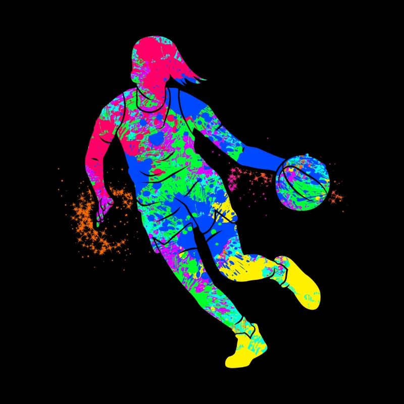 Dunking Basketball Spieler Korbleger Geschenk Bask