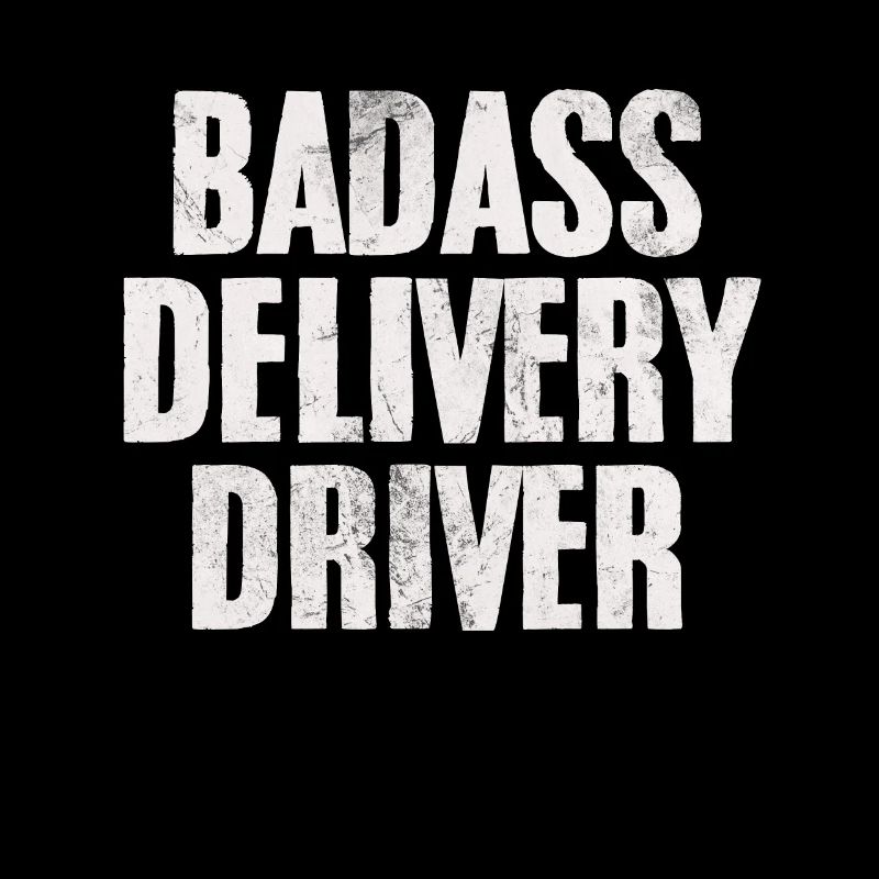 Badass Delivery Driver Package Parcel Delivery