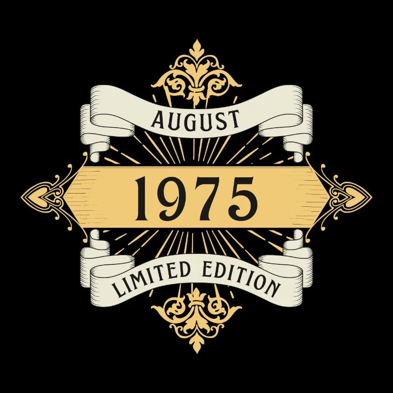 August 1975 Geburtstag Limited Edition
