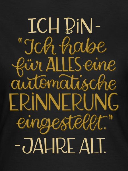 Automatische Erinnerung