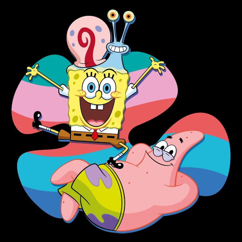 Bob l'Éponge Spongebob Patrick Gary l'Escargot