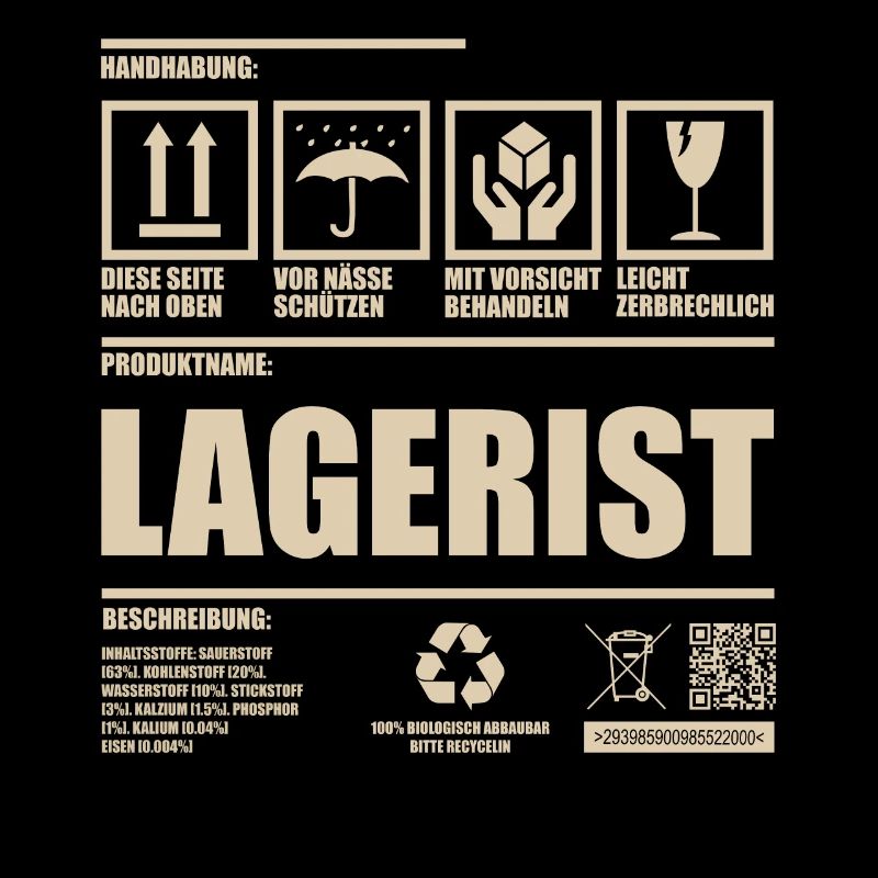 Lustiges Lagerist Männer Geschenk