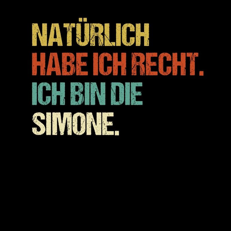 SIMONE Geschenk Spruch Lustig Vorname Name