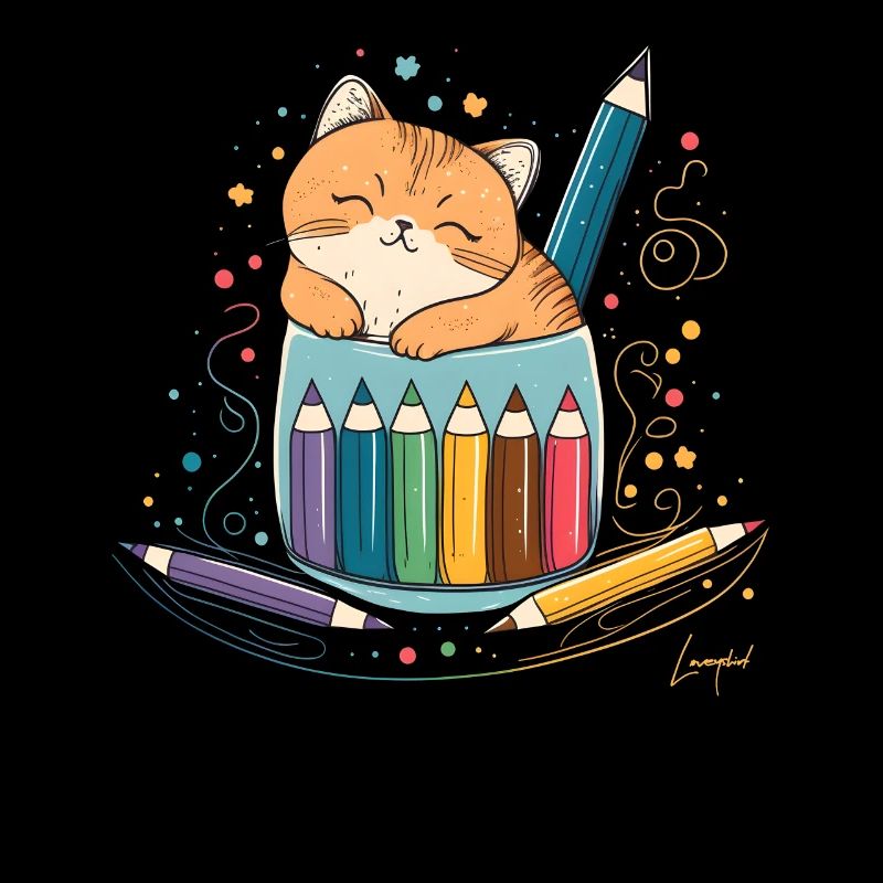 Crayon Kitten - Katzen- und Malfans