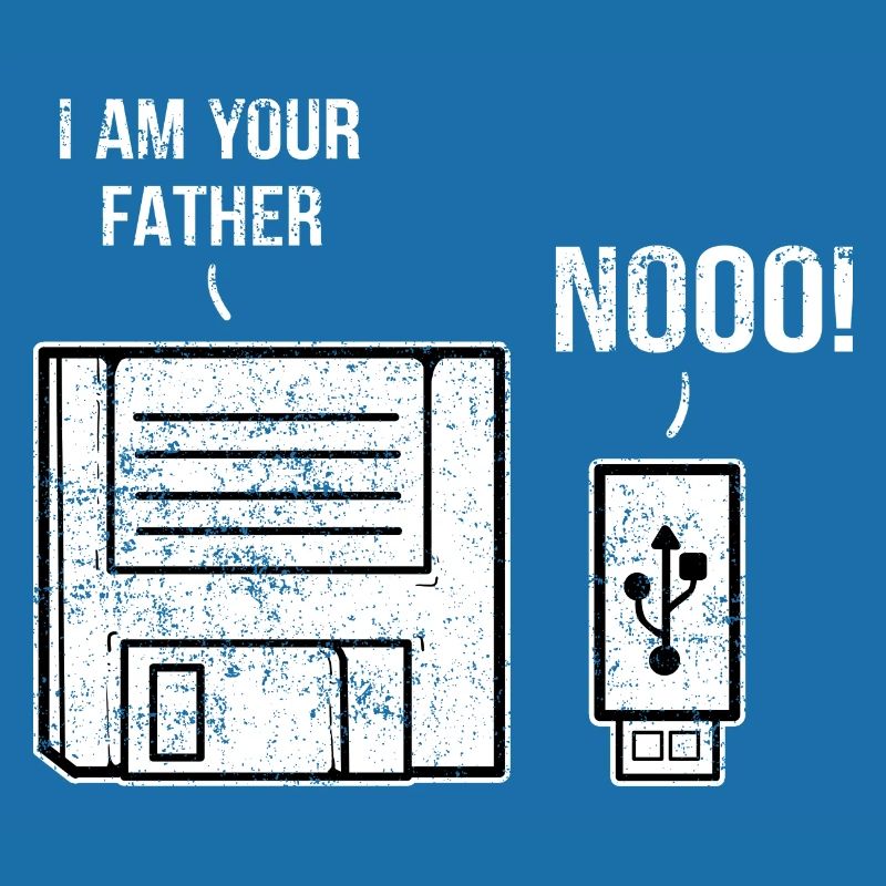 IT Programmierer Im Your Father Diskette