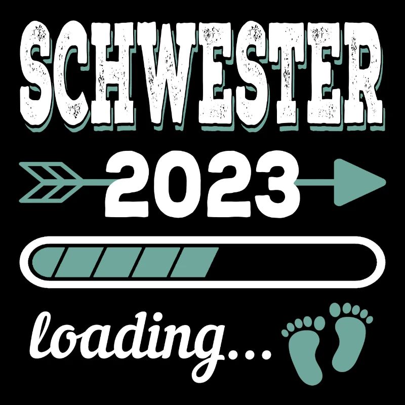 Schwester 2023 Loading Geschwister Geschenk