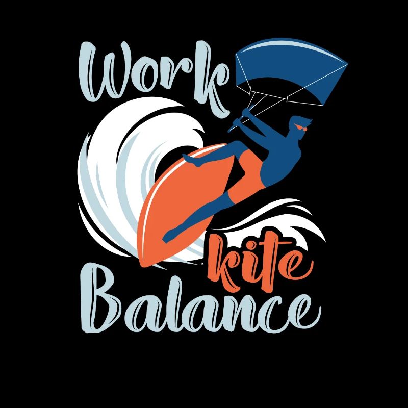 Work Kite Balance Kitesurfer