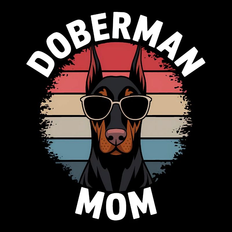 Doberman disant maman drôle Doberman cadeau