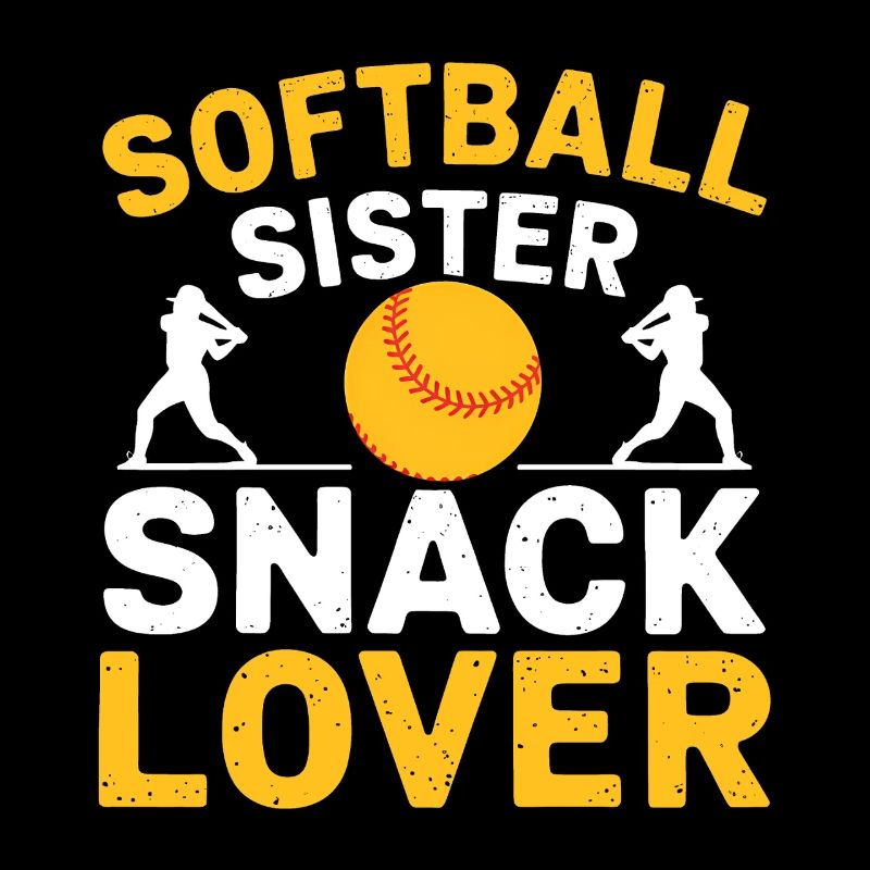 Softball Spruch Schwester Lustig Softball Geschenk