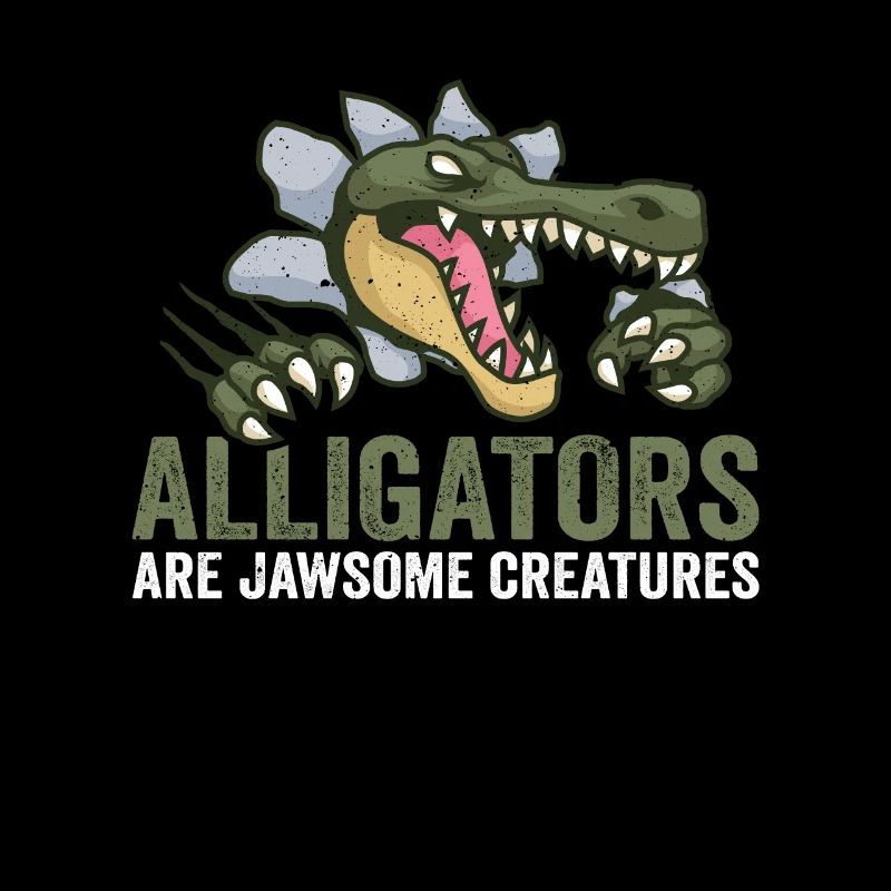 Les alligators sont des créatures mâchoires alligator