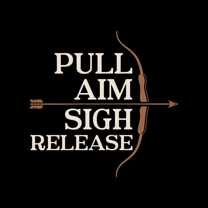 Pull Aim Sigh Release - Archer Bow