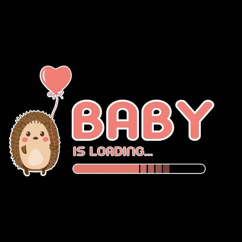 Baby girl is loading hérisson