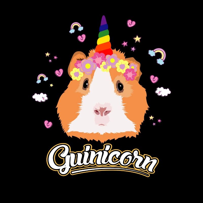 Costume de licorne de cochon d'Inde Guinée
