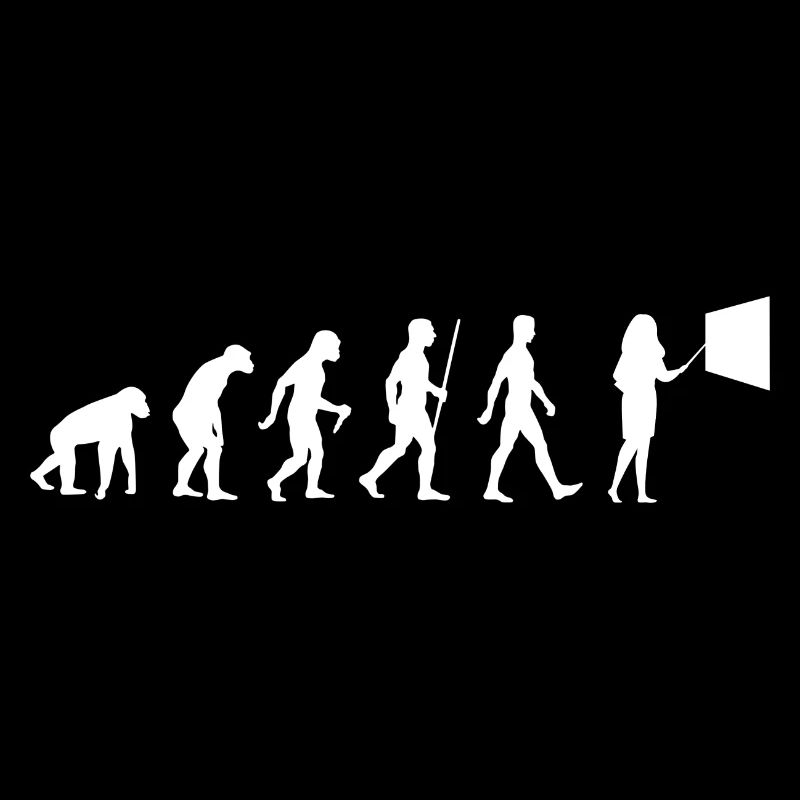Lehrerin Evolution Schullehrerin Schule