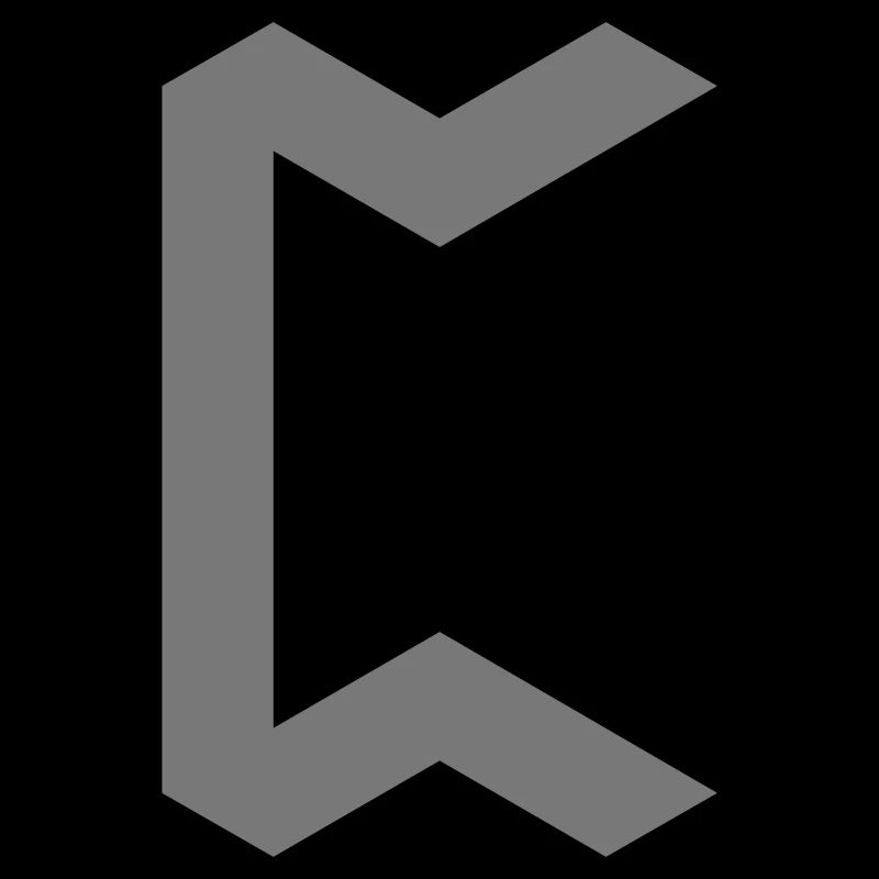 Rune: Pertho ᛈ (P), Quantum Runes Futhark 0