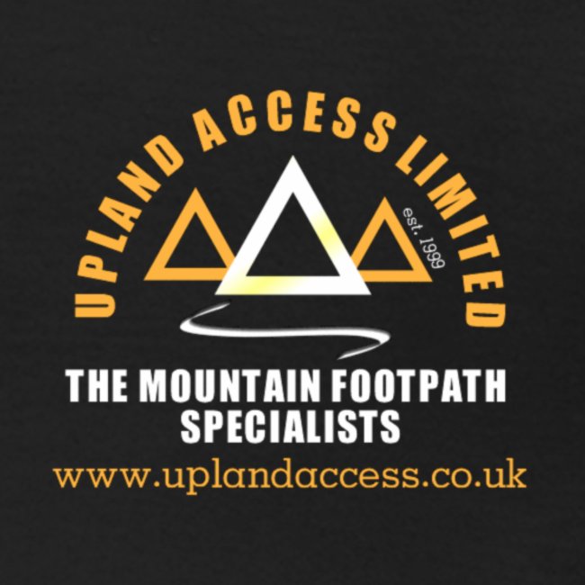 upland access ltd logo gold white