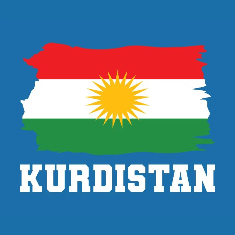 Drapeau kurde kurde kurde kurde son biji