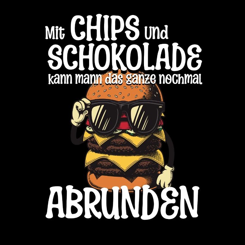Mit Chips und Schokolade kann man das ganze abrund