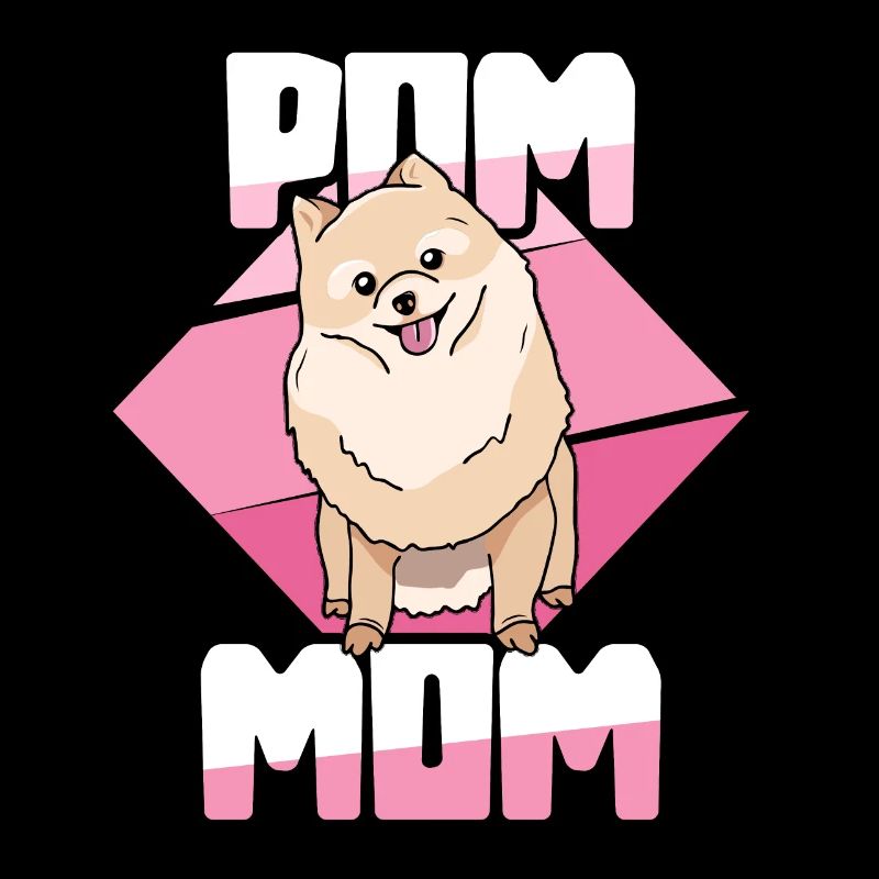 Pom Mom Pomeranian Zwergspitz Muttertag