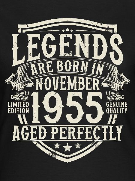 Novembre 1955 Vintage Vintage Rétro Anniversaire