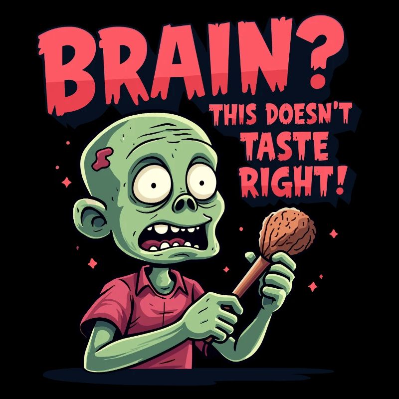 Zombie Food Fail - Grappig horrorontwerp