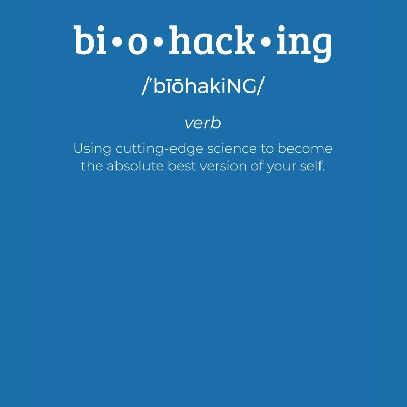Biohacking Definition verb Dictionary Biohacking