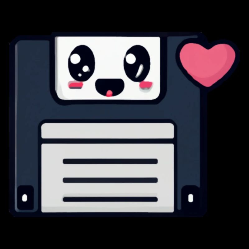 Cute Floppy Disk, kawaii!