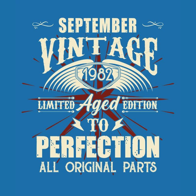 Retro Legenden Geburtstag Geschenk September 1982