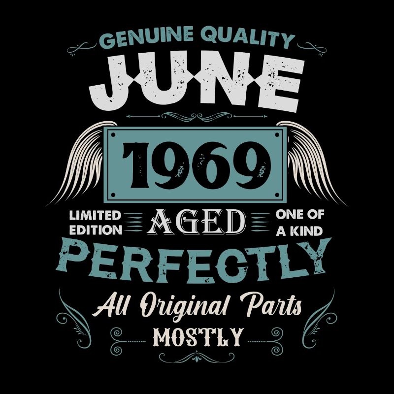 Juni 1969 Vintage Geburtstag Geschenk