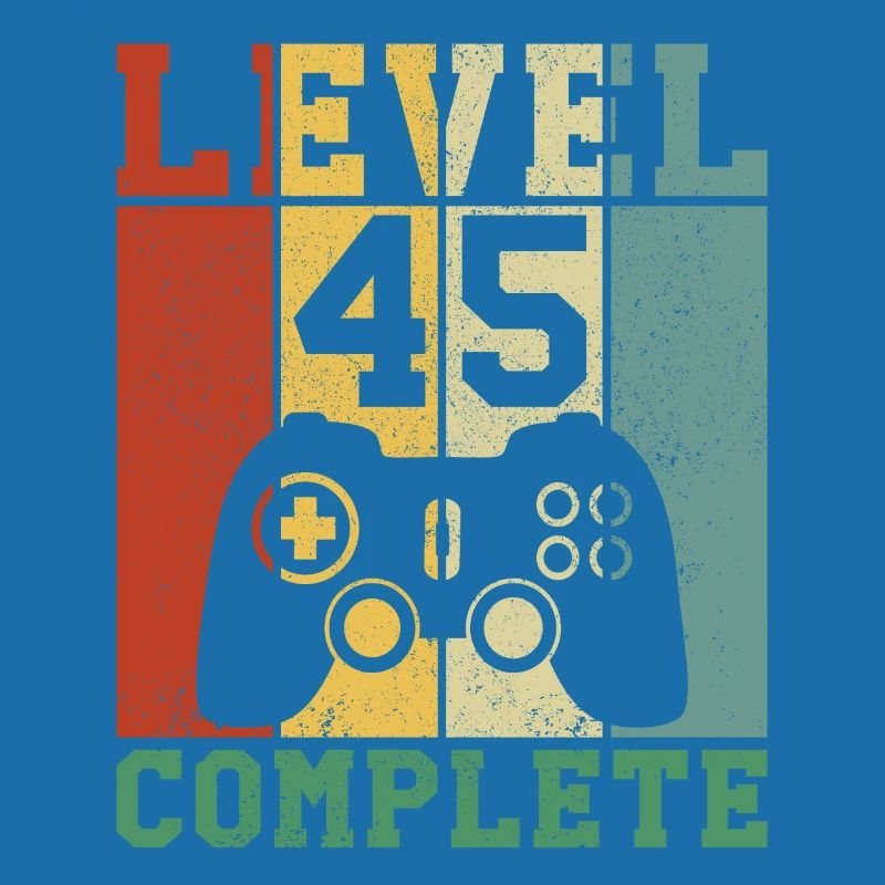 45 Geburtstag Level 45 complete