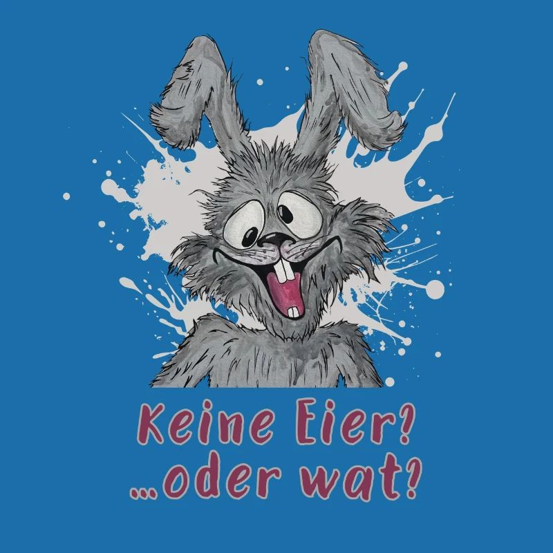 Keine Eier?….oder wat? Osterhase statement
