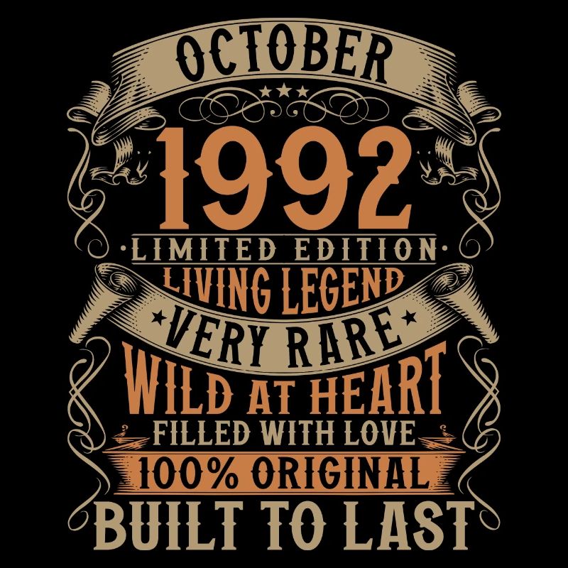 Octobre 1992 Cadeau d’anniversaire de naissance