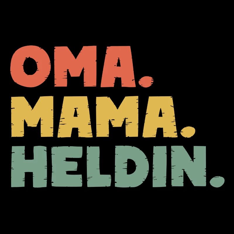 Oma Mama Heldin Retro