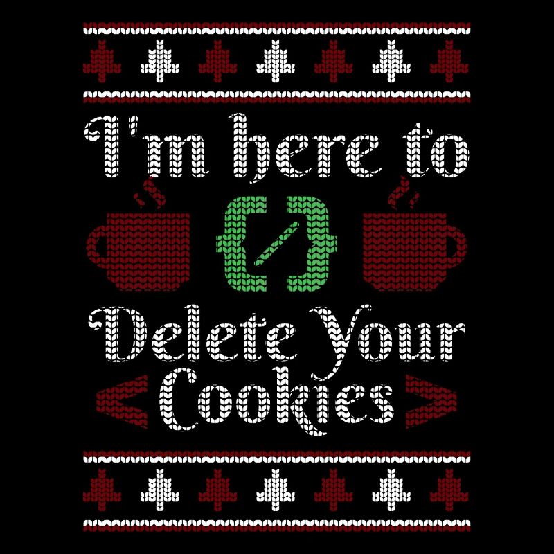 Programmierer Ugly Christmas Cookies Löschen