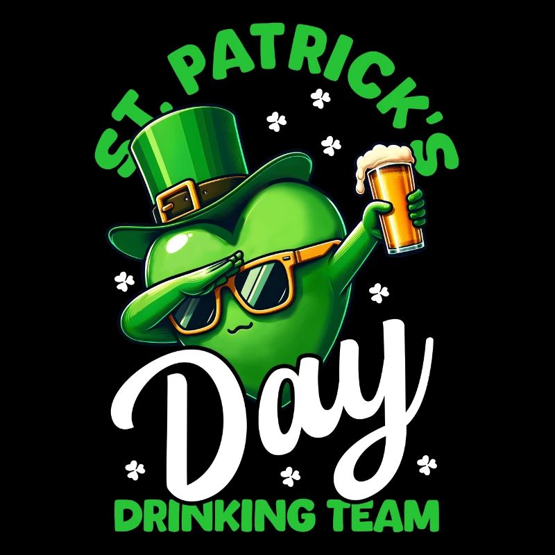 St Patricks Day Biertrinker Team Irish Pub