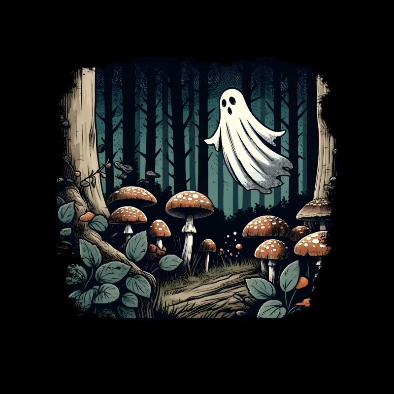 Cottagecore Aesthetic Ghost Mushrooms Goblincore