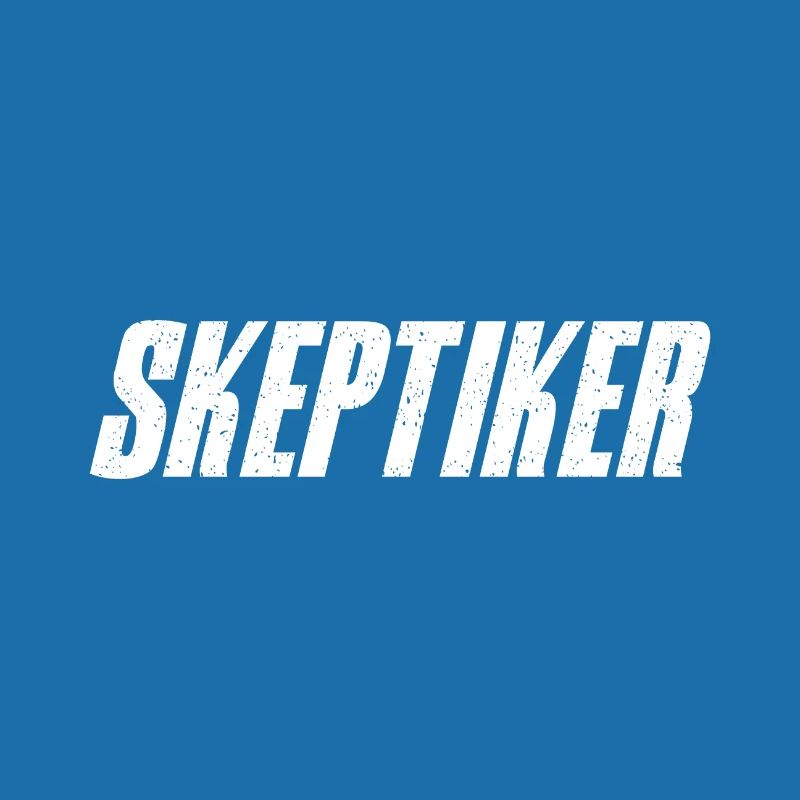 Skeptiker Statement Design Geschenkidee